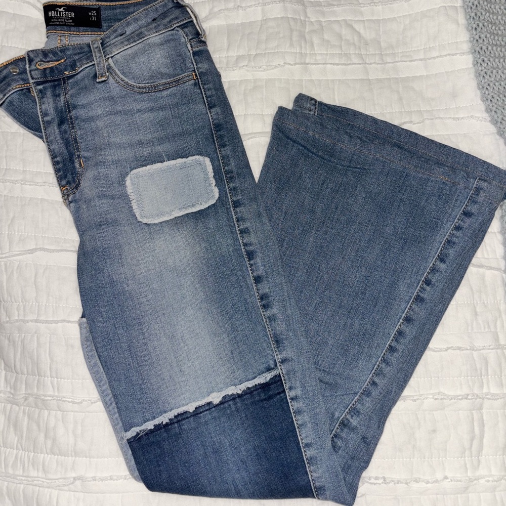 Hollister high rise flare